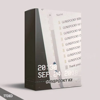 [嘻哈陷阱鼓组采样FL混音预置]UNDEADGUNSO Gunspooky Drum Kit（17Mb）