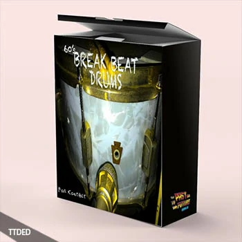 [60年代Breakbeat鼓采样音源]Past To Future Samples 60’s Breakbeat Drums [KONTAKT, WAV]（433Mb）