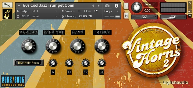 Big Fish Audio & Funk/Soul Productions – Vintage Horns 2 KONTAKT
