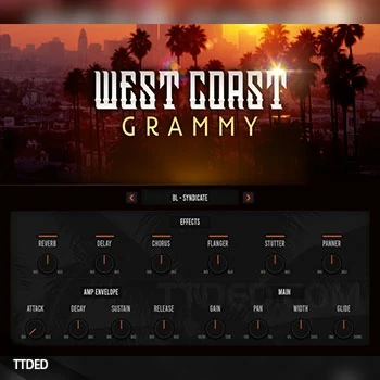[西海岸嘻哈陷阱综合乐器插件]Digikitz West Coast Grammy RETAiL [WiN, MacOSX]（2.64Gb）