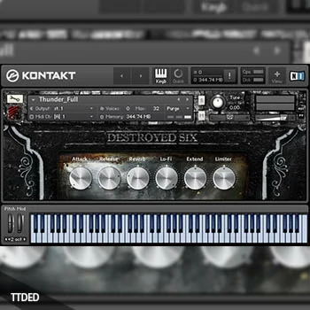 [影视失谐钢琴音源]Strix Instruments Destroyed Six Cinematic Detuned Pianos v1.0.1 [KONTAKT]（320Mb）
