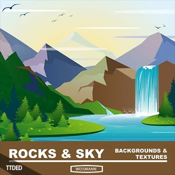 Weismann Rocks and Sky [WAV](489Mb)
