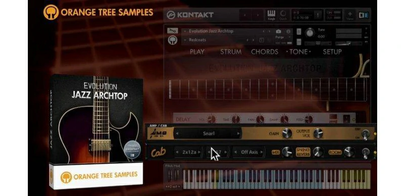 空心爵士吉他 – Orange Tree Samples Evolution Jazz Archtop KONTAKT