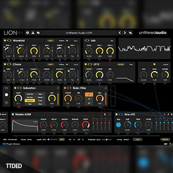 [半模块化合成器插件]Unfiltered Audio LION v1.0.0 v1.3.0 [WiN, MacOSX]（118Mb）