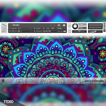 [印度民族打击乐器多尔吉-帕卡瓦甲鼓音源]Alex Pfeffer Indian Drums Vol.1 Dholki and Pakhawaj [KONTAKT]（182Mb）