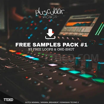[简约科技舞曲采样]Plusculaar Records Free Samples Pack 01 [WAV]（251Mb）