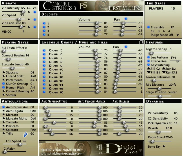 Kirk Hunter Studios Concert Strings 3 KONTAKT