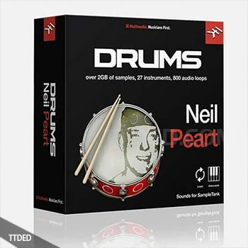 [SampleTank扩展摇滚鼓组]IK Multimedia Neil Peart Drums for SampleTank 34（1.1Gb）