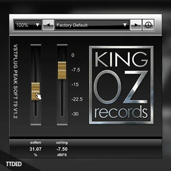 [峰值平滑插件]King OZ VSTplug peak soft 79 v1.2 RETAiL [WiN]（16Mb）