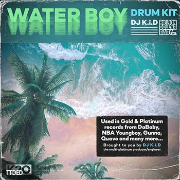 [嘻哈陷阱鼓组采样]Dj K.i.D Waterboy Drum kit [WAV]（4Mb）