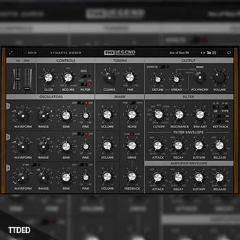 [合成器插件]Synapse Audio The Legend v1.28 [WiN]（114Mb）