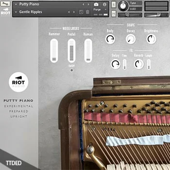 [立式钢琴音源]Riot Audio Putty Piano [KONTAKT]（909Mb）