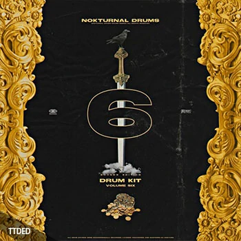 [嘻哈Breakbeat鼓组采样]Nokturnal Drums Volume Six [WAV]（60Mb）
