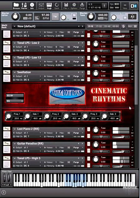 CentralComposers Cinematic Rhythms KONTAKT