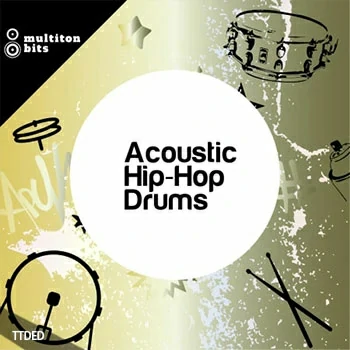 [氛围嘻哈鼓组采样]Multiton Bits Acoustic Hip-Hop Drums [WAV]（253Mb）