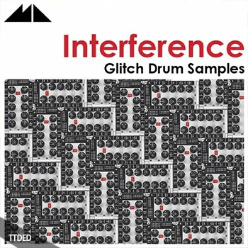[电子慢摇鼓组采样]ModeAudio Interference (Glitch Drum Samples) [WAV]（98Mb）