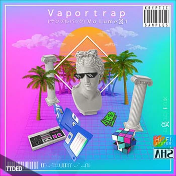 [怀旧蒸汽陷阱素材]Kryptic Samples Vaportrap Vol.1 [WAV, MiDi]（703Mb）