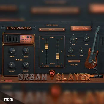 [都市杀戮电子吉他音色插件]StudioLinkedVST Urban Slayer Electric [WiN, MacOSX]（1.58Gb）