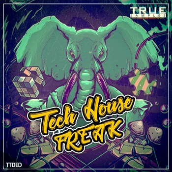 [科技浩室素材Spire预置]True Samples Tech House Freak [WAV, MiDi]（710Mb）