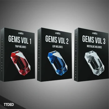 [嘻哈说唱陷阱综合包]Cymatics Gems Melody Bundle [WAV, MiDi]（308Mb）