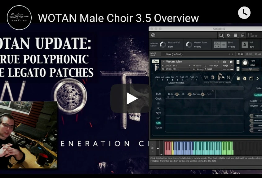男声合唱团 – Strezov Sampling WOTAN Male Choir v1.2 KONTAKT
