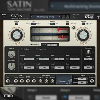 [磁带模拟插件]u-he Satin v1.3.2.12092 CE v1.2 FiXED [WiN, MacOSX]（36Mb）