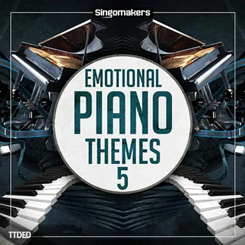 [氛围钢琴主题素材]Singomakers Emotional Piano Themes Vol.5 [WAV, MiDi]（822Mb）