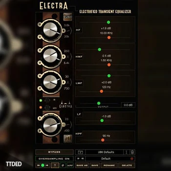 [EQ均衡器插件]Kush Audio Electra DSP v1.6.0 [WiN]（13Mb）