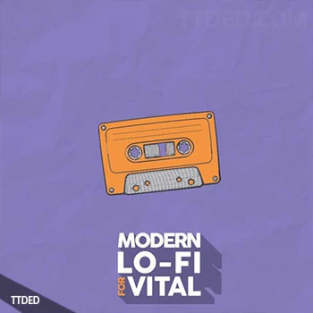 [低保真嘻哈说唱素材VITAL预置]Red Sounds Modern Lo-Fi For Vital [WAV, MiDi]（133Mb）
