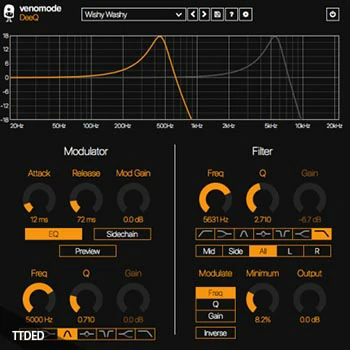 [单波段动态均衡器]Venomode DeeQ v1.0.0 [WiN, MacOSX]（8Mb）