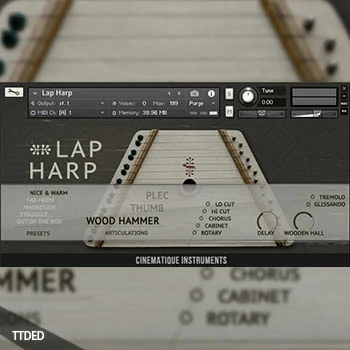 [影视竖琴音源]Cinematique Instruments Lap Harp [KONTAKT]（110Mb）