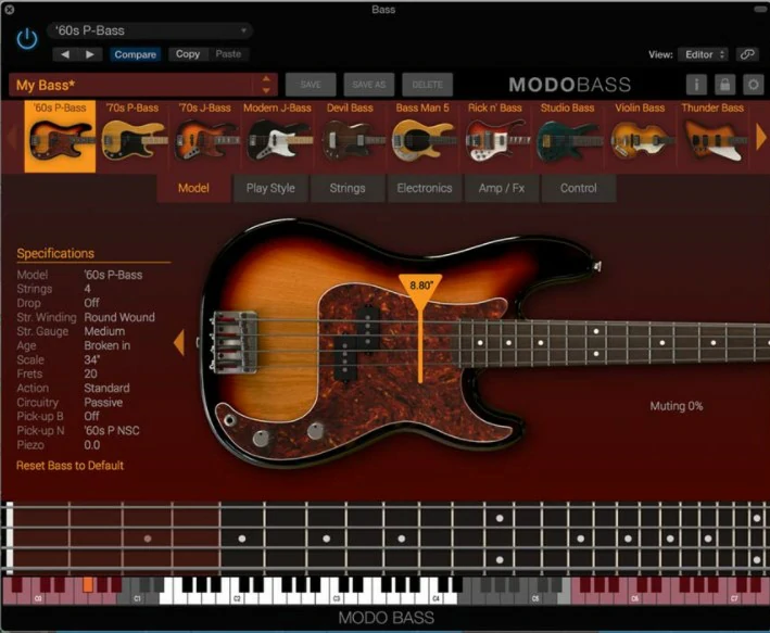 IK Multimedia MODO BASS v1.5.几 [WiN, MacOSX]