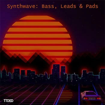 [怀旧合成器浪潮采样]Glitchedtones Synthwave Bass, Leads and Pads [WAV]（75Mb）