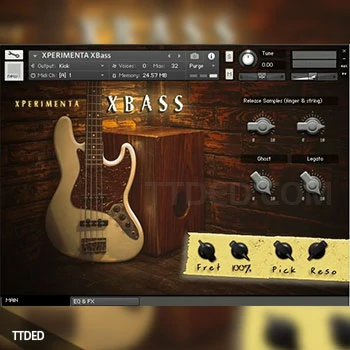 [电贝司音源]XPERIMENTA XBass v2.1 [KONTAKT]（298Mb）