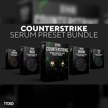 [Serum预置回响重拍]DNB Academy Counterstrike Serum Preset Bundle（45Mb）