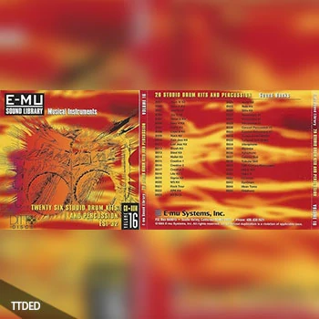 [Emulator X3预置]E-MU Classic Series Vol.16 Studio Drum Kits And Percussion（85Mb）