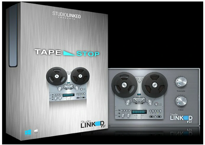 效果惊人的 StudioLinked Tape Stop磁带骤停效果Hip-Hop Trap EDM   Win/mac