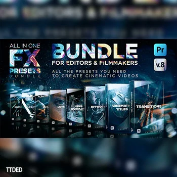 [影视游戏FX音效采样Premiere预置]Montage Presets for Premiere Pro Transitions, Titles, Effects, VHS, LUTs & More（4.01Gb）