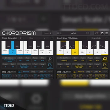 [MIDI和弦编辑器插件]Mozaic Beats Chord Prism v1.0.15 [WiN, MacOSX]（20Mb）