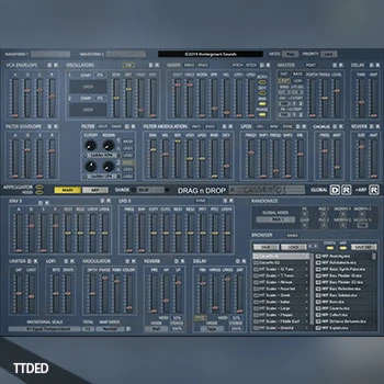[合成引擎音源]Homegrown Sounds Cassetto DND [KONTAKT]（461Mb）