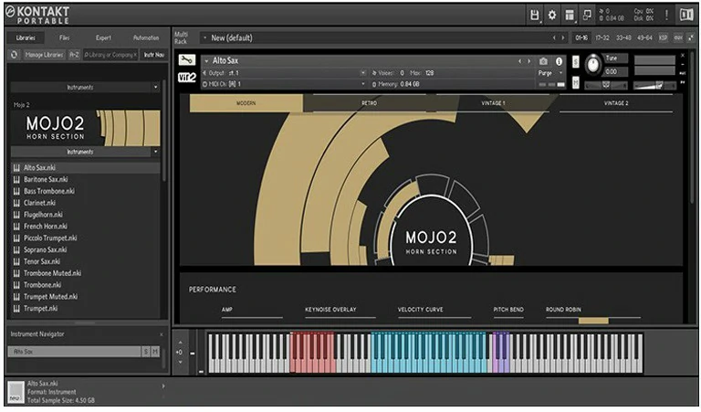 爵士铜管 Vir2 – MOJO 2 Horn Section v1.0.3 (KONTAKT)