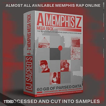 [嘻哈说唱采样FL模板]Memphis A-Z Mega Pack by DJ Sacred（1.53Gb）