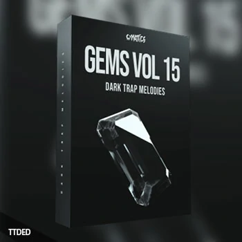 [暗黑陷阱旋律素材]Cymatics Gems Vol.15 Dark Trap Melodies [WAV, MiDi]（282Mb）