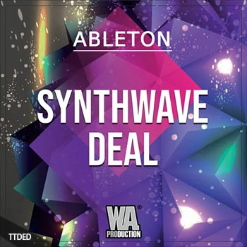 [Synthwave合成器浪潮素材Serum预置Ableton工程模板]WA Production Synthwave Deal [WAV, MiDi]（161Mb）