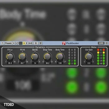 [自动算法多频段瞬态增强器效果插件]Voxengo Peakbuster v1.2 v1.0 Patched REPACK [WiN, MacOSX]（30Mb）