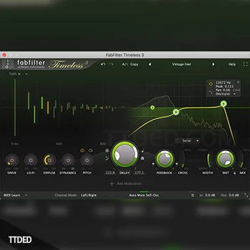 [延迟效果器插件]FabFilter Timeless 3 v3.0.0 [WiN, MacOSX]（37Mb）