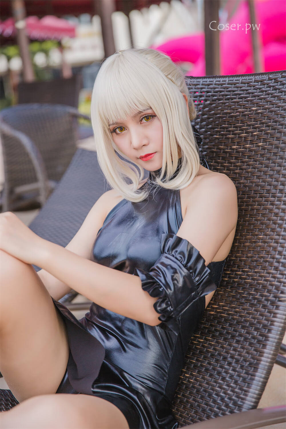 动漫博主 秋山AkI NO.005 水着黑SABER[30P 245M]