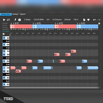 [旋律动机生成编辑器工具]Music Developments Melodya v1.0.1 [WiN, MacOSX]（18Mb）