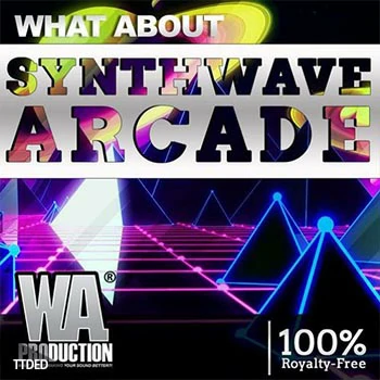 [Retro怀旧合成器浪潮素材+血清预置+Ableton工程模板]WA Production Synthwave Arcade [WAV, MiDi]（1.76Gb）