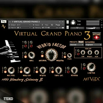 [大钢琴音源]Art Vista Virtual Grand Piano 3 [KONTAKT]（894Mb）